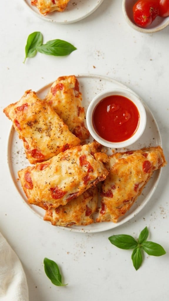 delicious mini pizza snacks