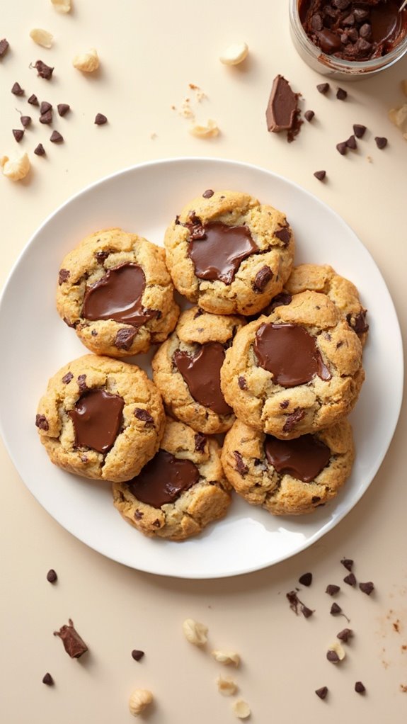 delicious nutella filled cookies