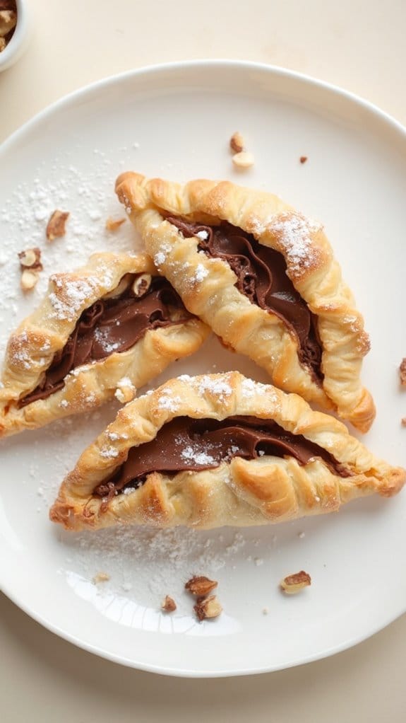 delicious nutella filled pastries