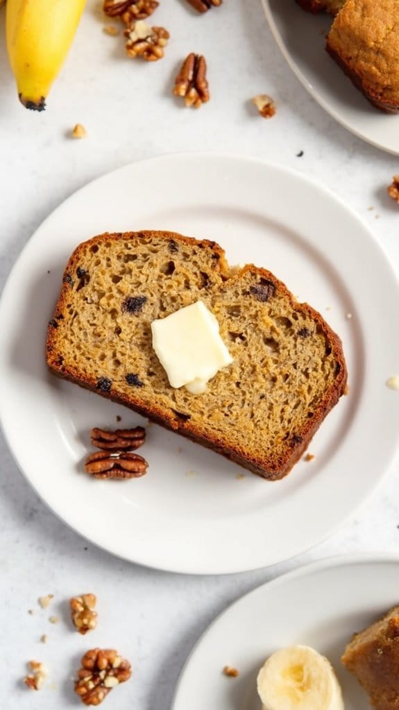 delicious nutty banana loaf