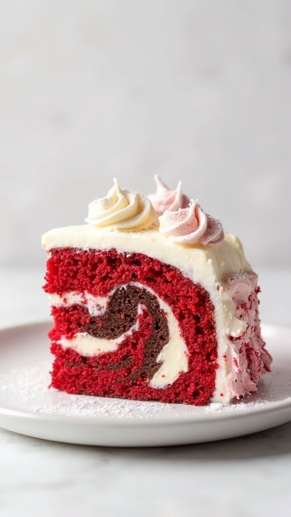 delicious red velvet dessert