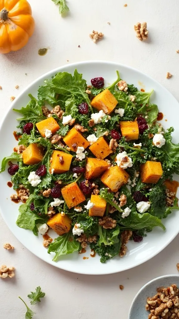 delicious roasted pumpkin salad
