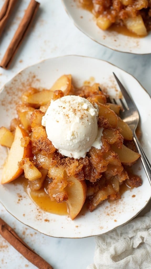 delicious spiced fruit dessert