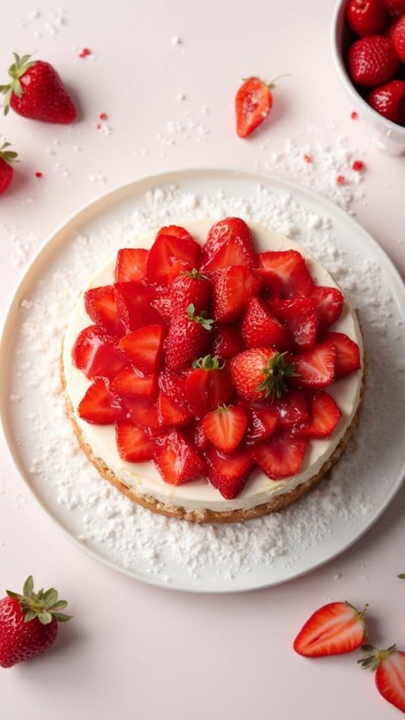 delicious strawberry cheesecake recipe