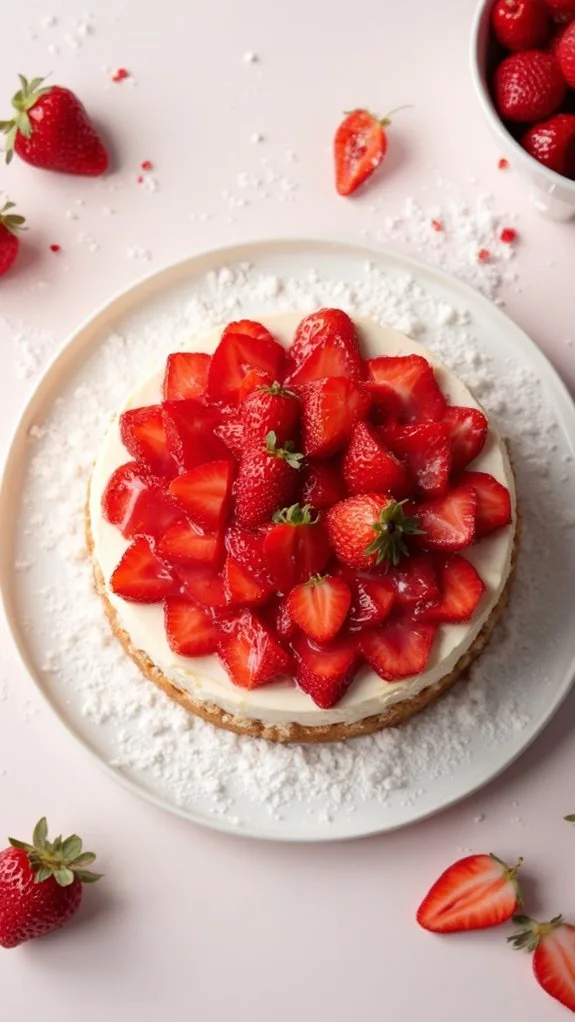 delicious strawberry cheesecake recipe