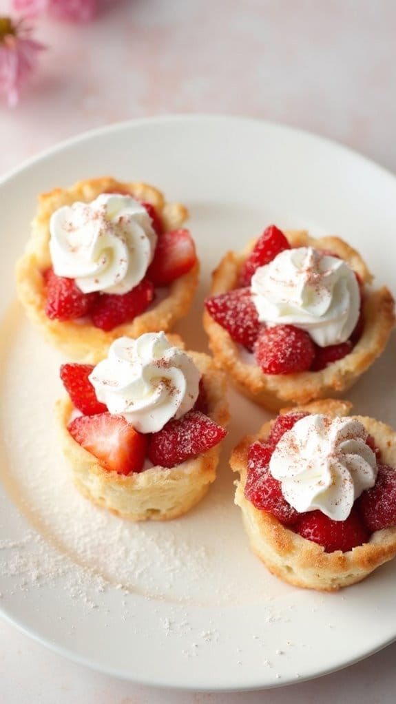 delicious strawberry dessert cups