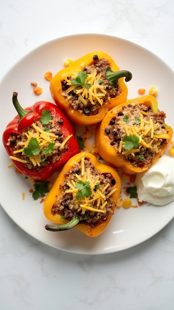 delicious taco filled peppers