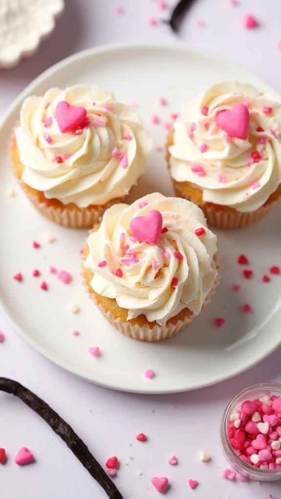 delicious vanilla bean cupcakes