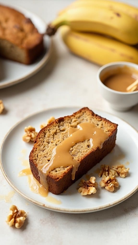 deliciously sweet banana loaf