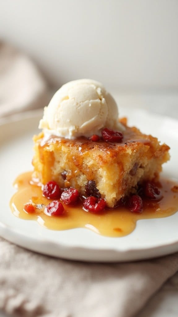 festive dessert bread pudding