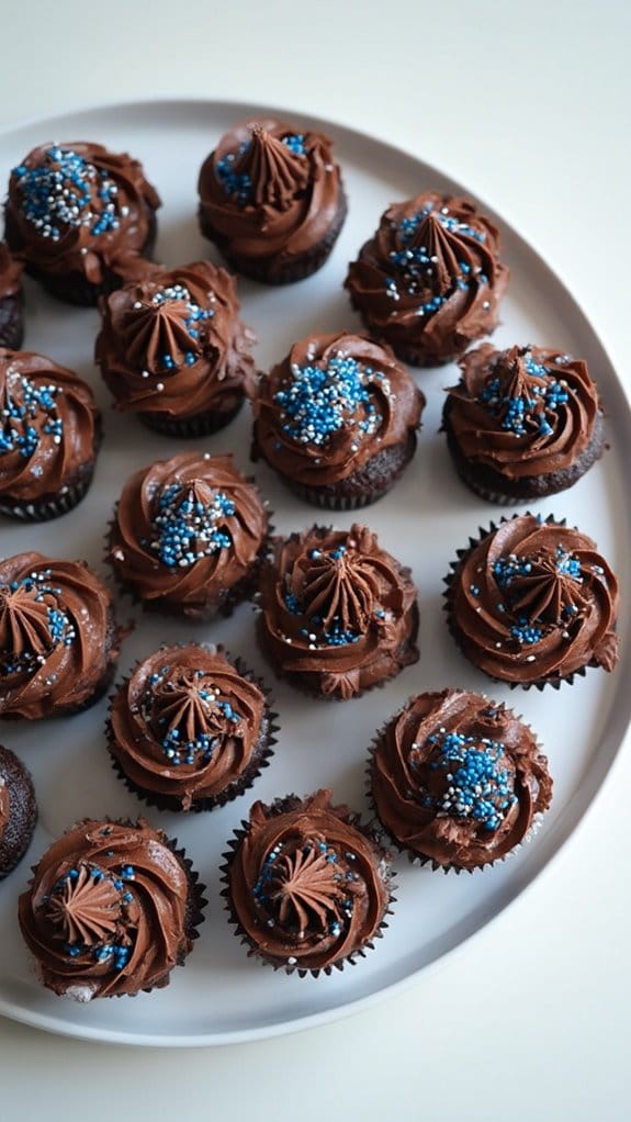 festive hanukkah cupcake treats