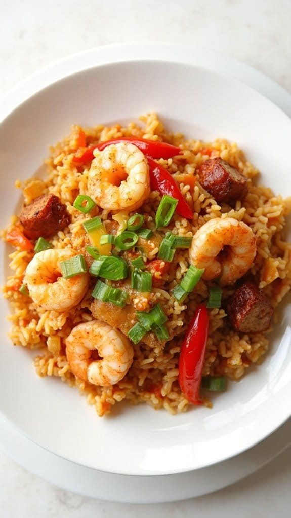 flavorful cajun rice dish