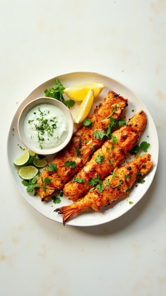 flavorful marinated fish skewers