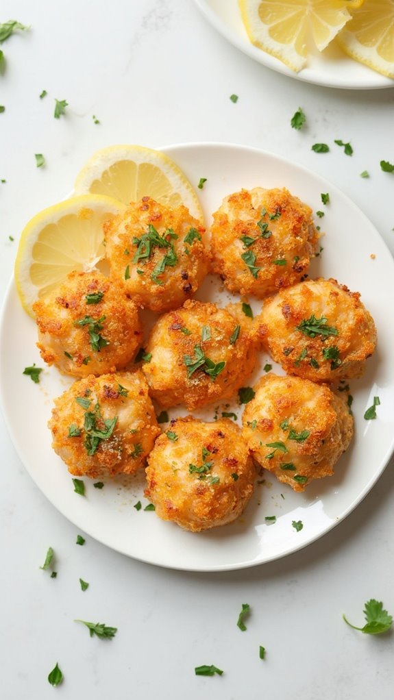 garlic parmesan salmon appetizers