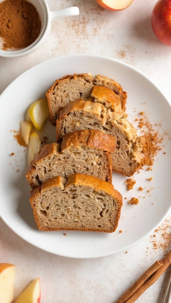 gluten free apple cinnamon bread