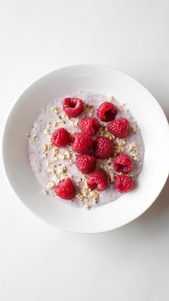 healthy raspberry chia delight