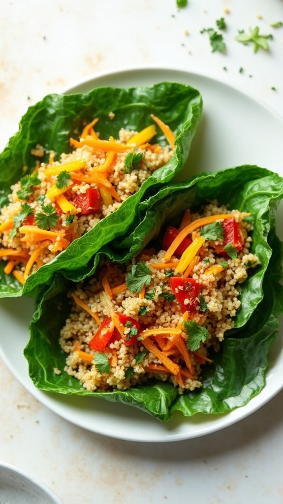 healthy vegetable wrap recipe