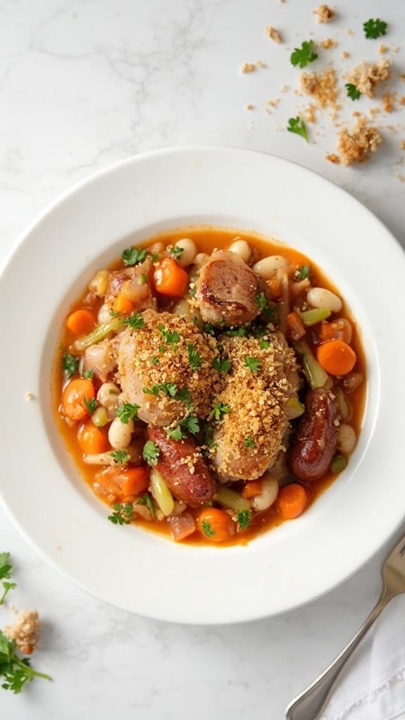 hearty french bean stew