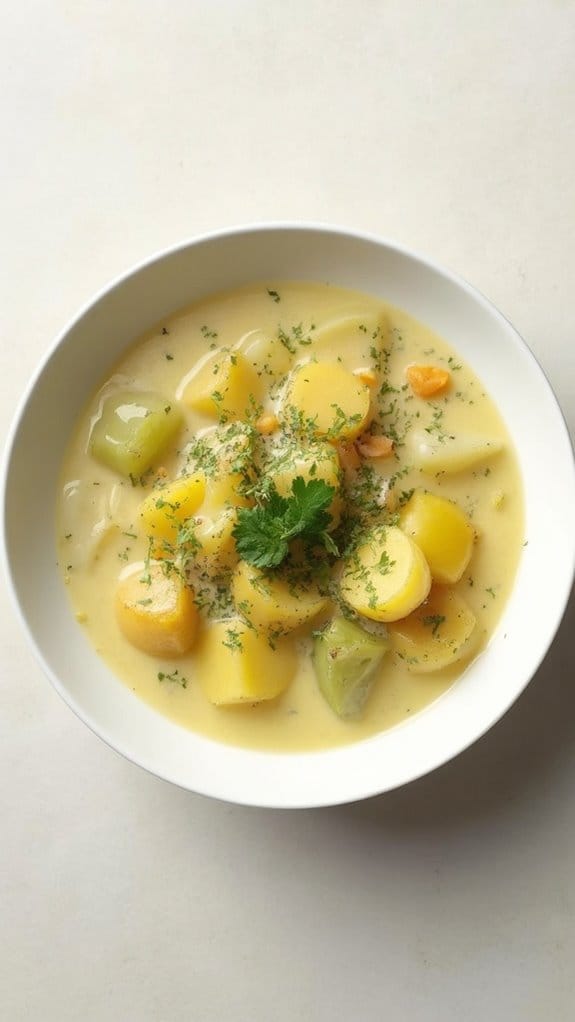 hearty potato leek soup