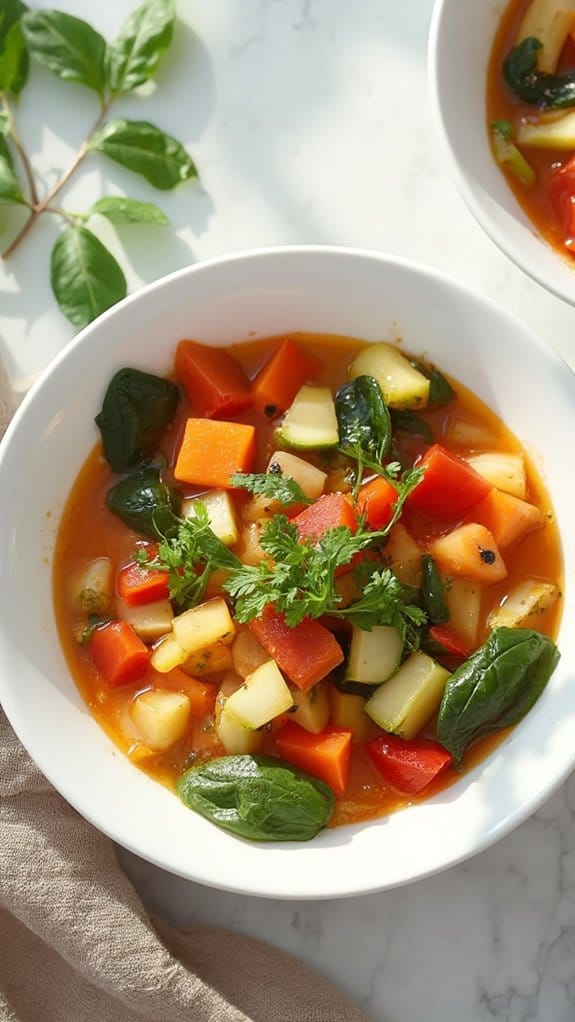 hearty vegetable seafood stew