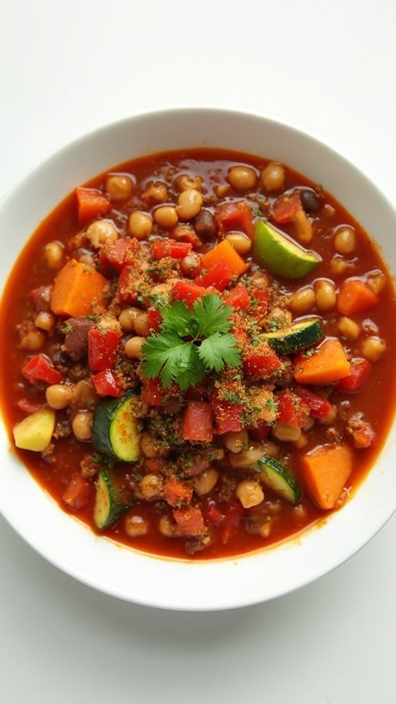 hearty vegetarian chili recipe