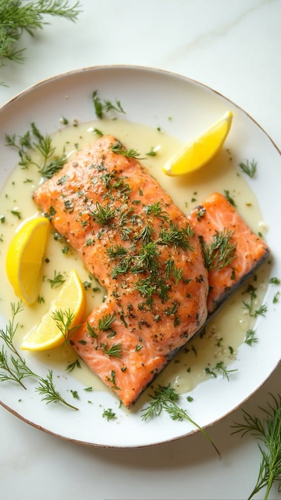 herb seasoned salmon fillet