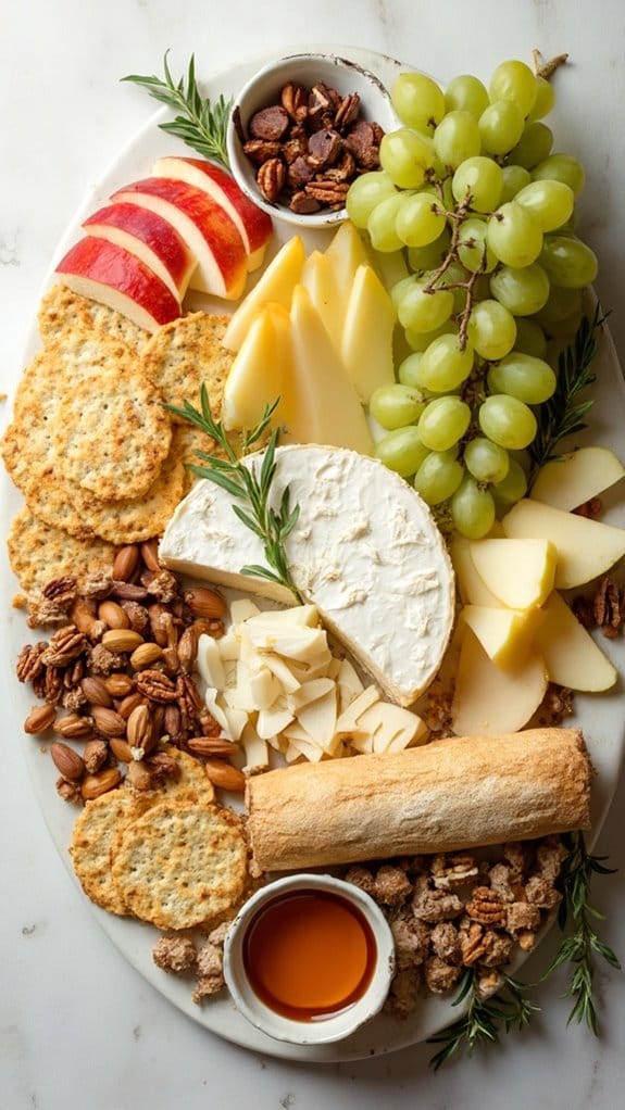 holiday cheese platter delight