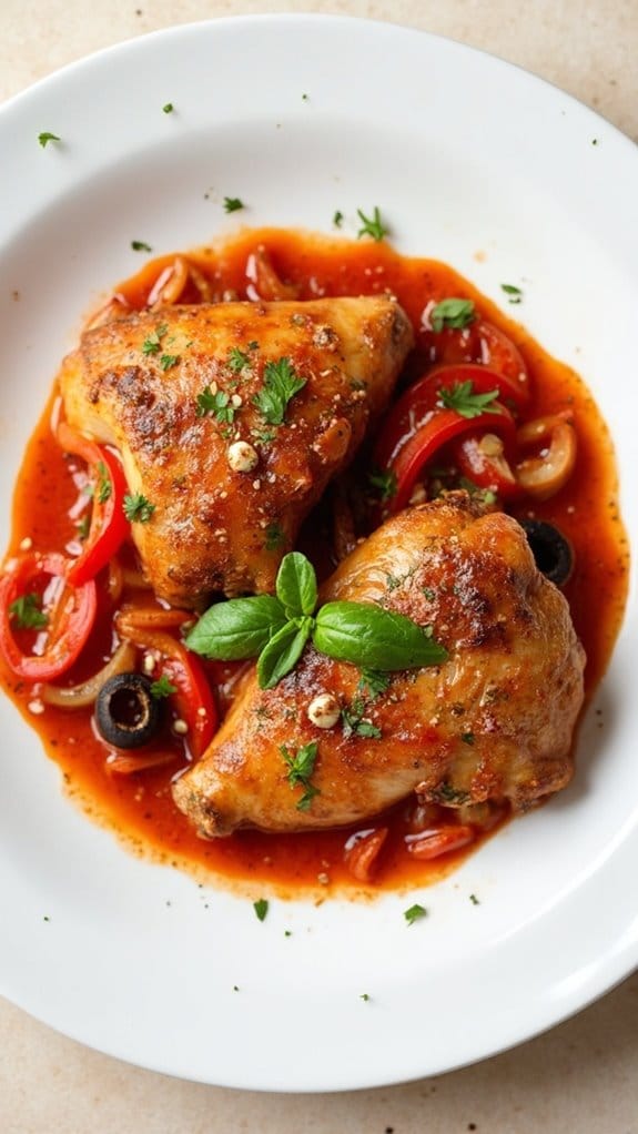 italian chicken stew dish