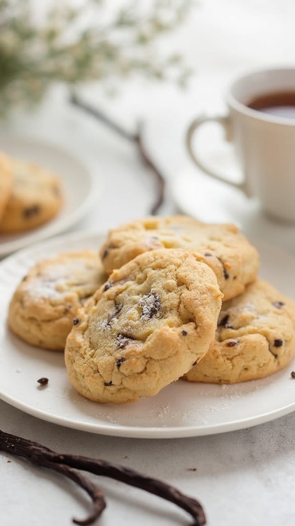 keto friendly vanilla bean cookies