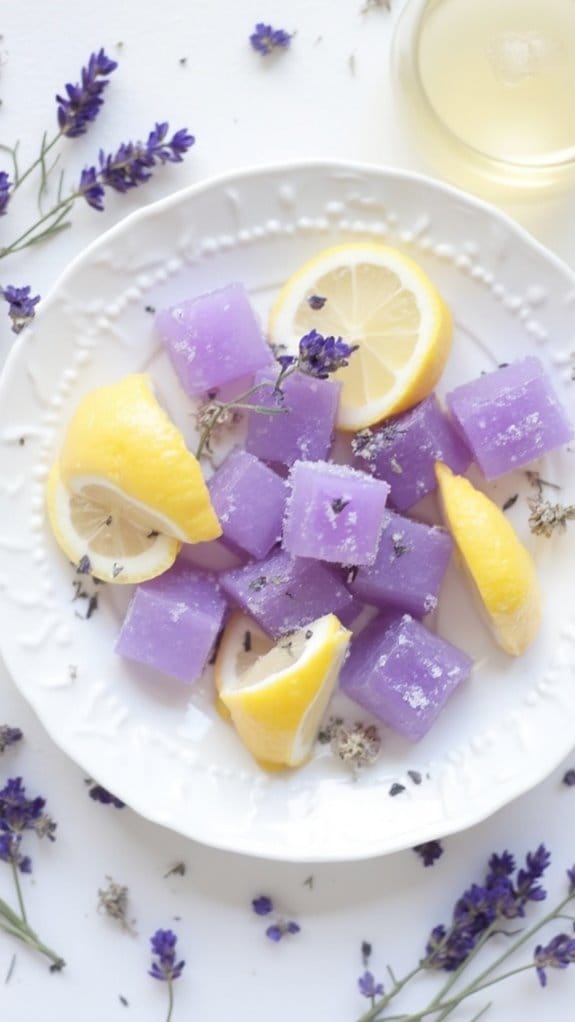 lavender infused frozen lemonade