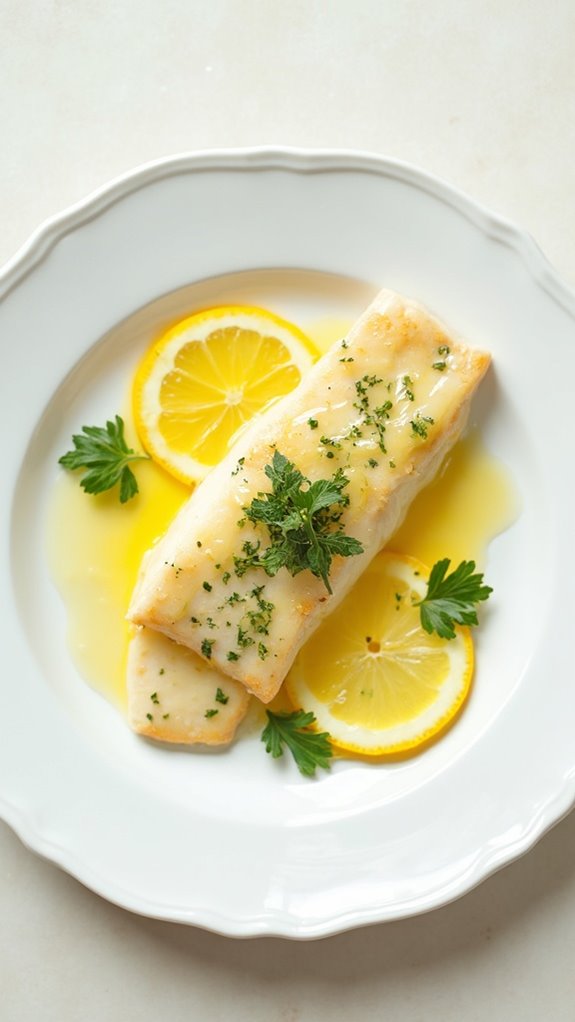 lemon butter baked cod