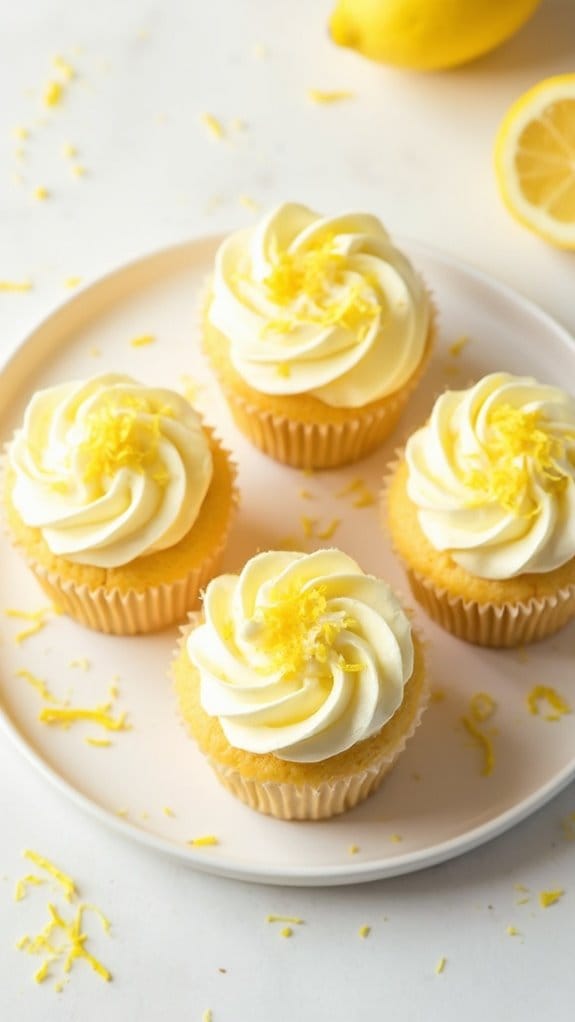 lemon flavored cupcake delight