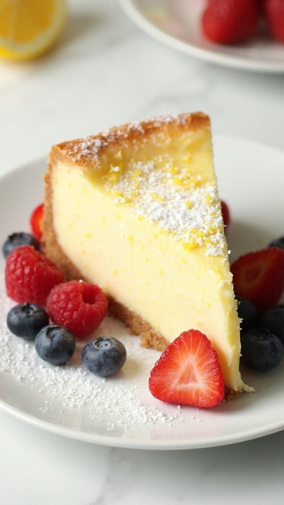 lemon zest cheesecake delight