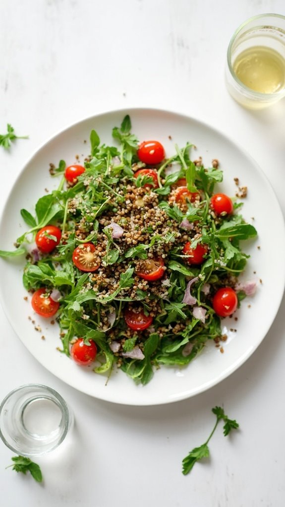 lentil arugula salad recipe