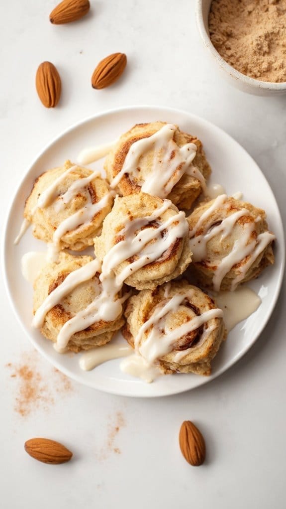 low carb cinnamon roll cookies