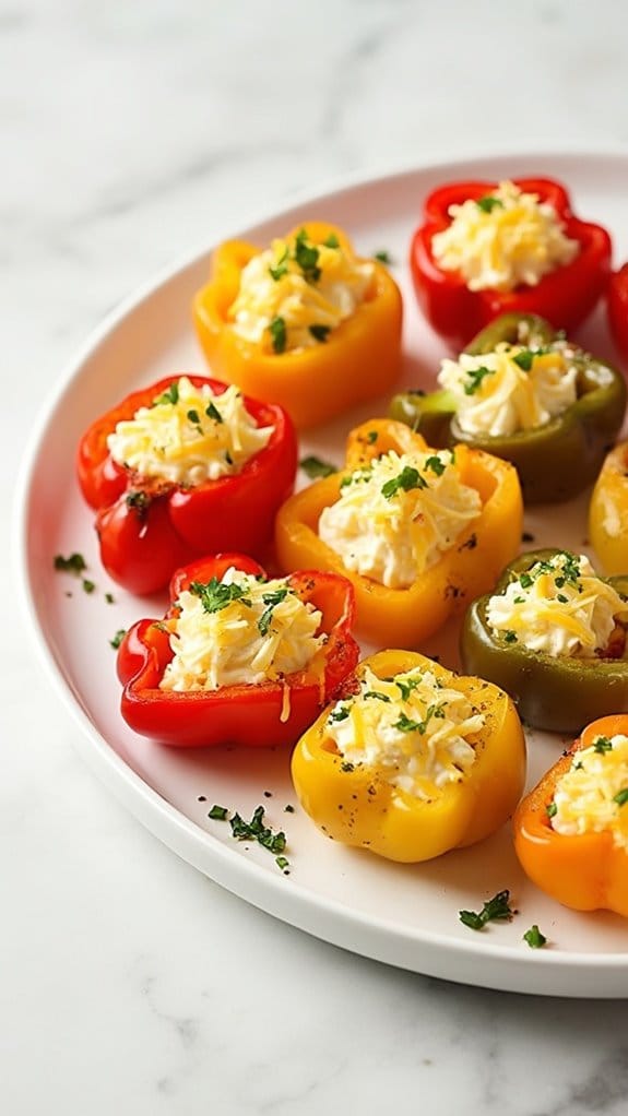 mini peppers filled delicacies