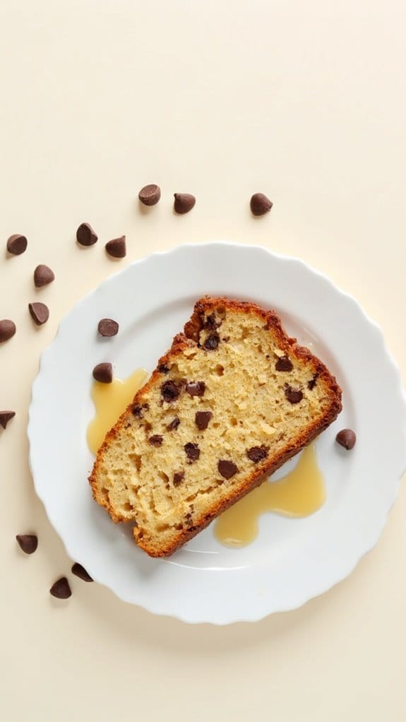 nutty chocolate chip loaf