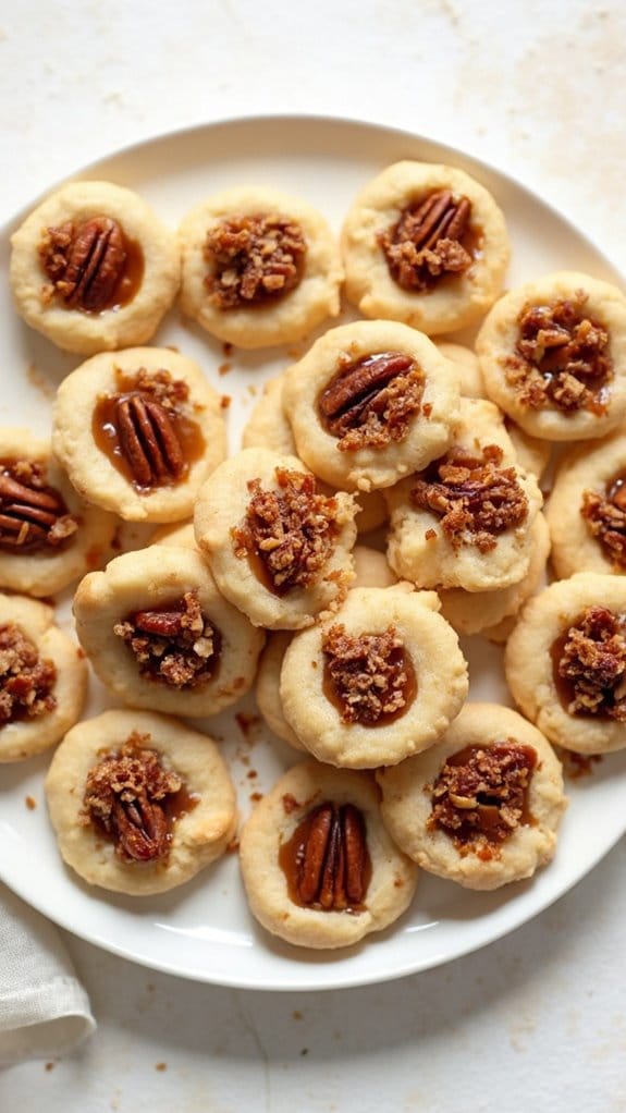 pecan pie inspired cookies