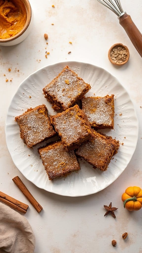 pumpkin cake bar delight