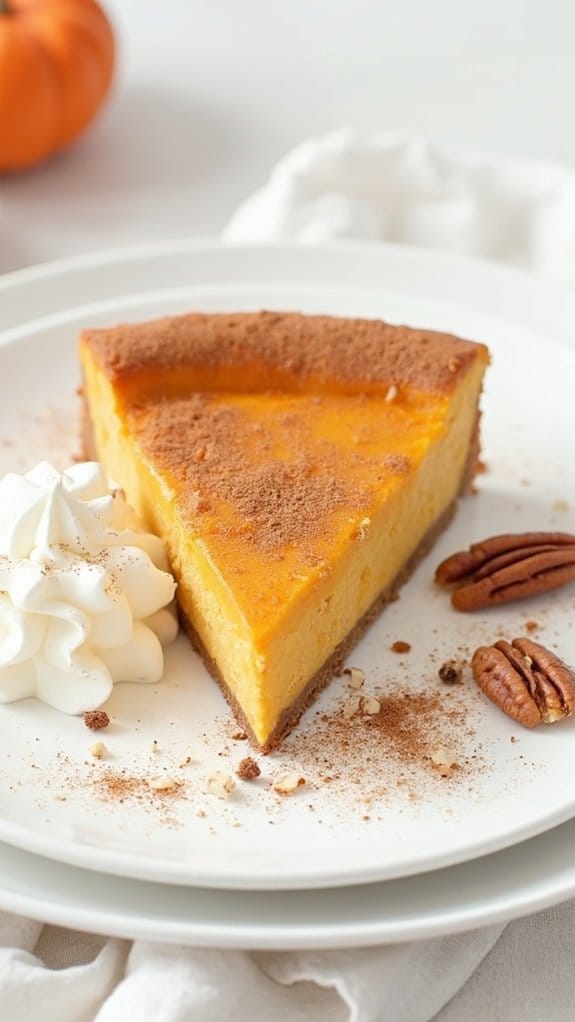 pumpkin spice cheesecake delight