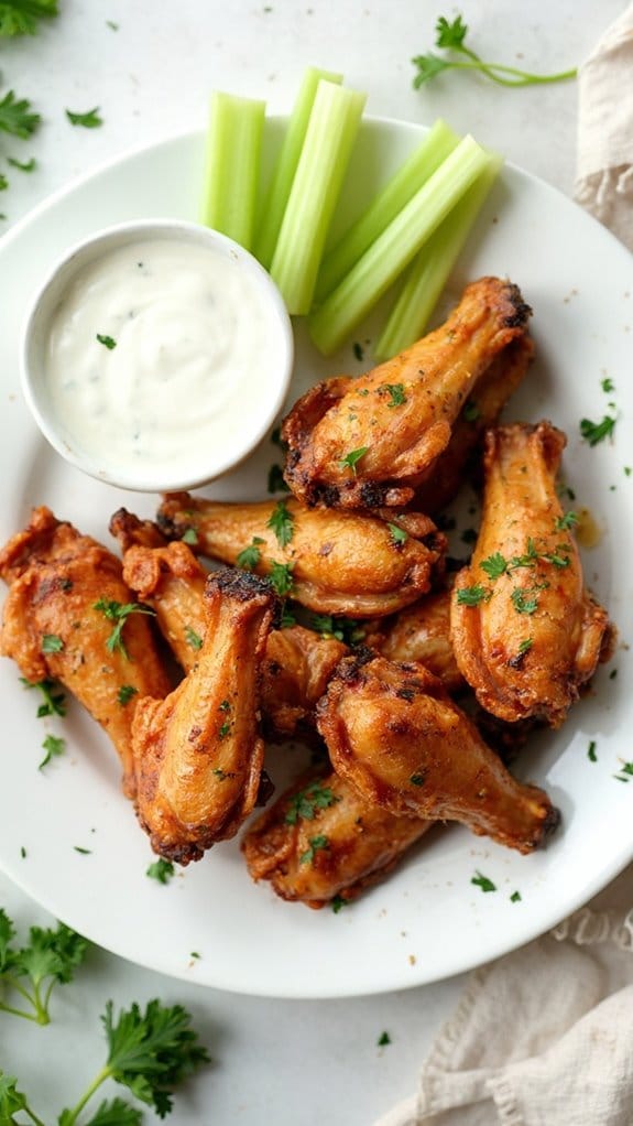 ranch flavored chicken wings