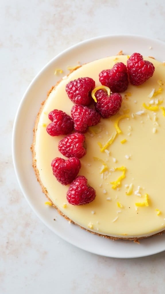 raspberry lemon cheesecake delight