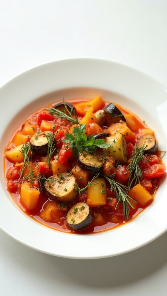 ratatouille style vegetable dish