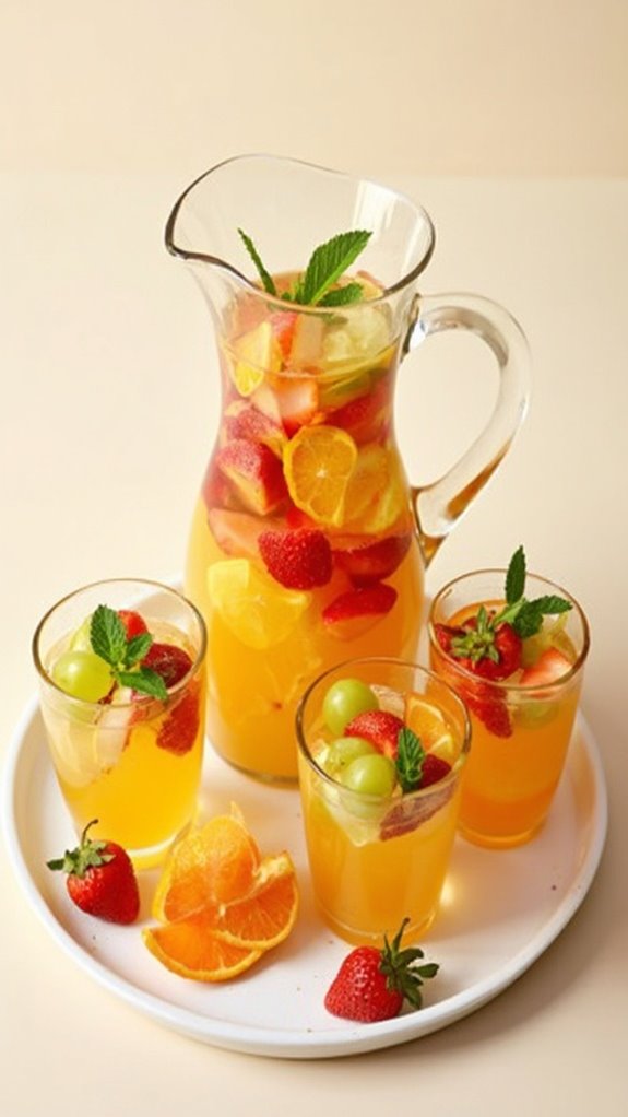 refreshing citrus fruit punch