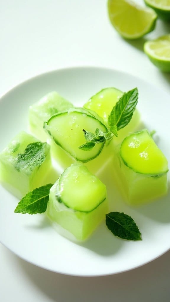 refreshing cucumber lime drink