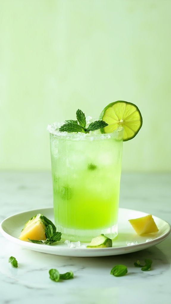 refreshing cucumber melon drink