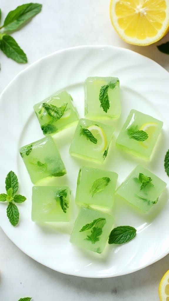 refreshing herbal ice treats