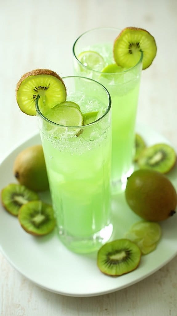 refreshing kiwi lime drink