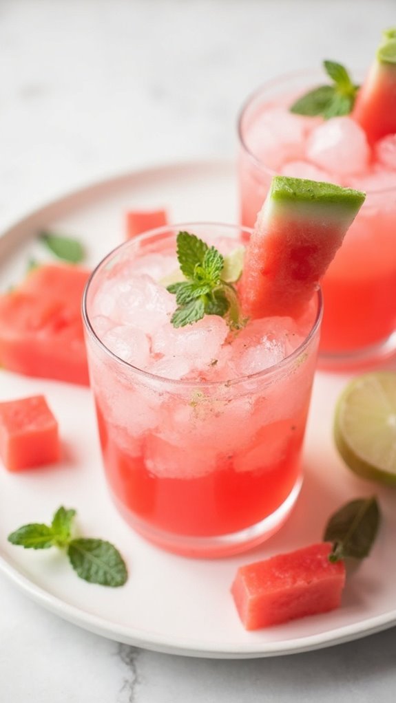 refreshing watermelon lime drink