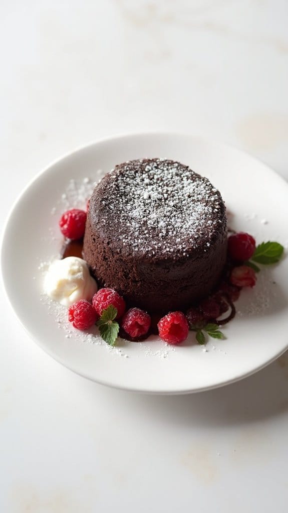 rich decadent chocolate dessert